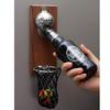 Basketball Shot Bottle Opener With Pocket Wall Mounted Home Decor Wine Beer Opener