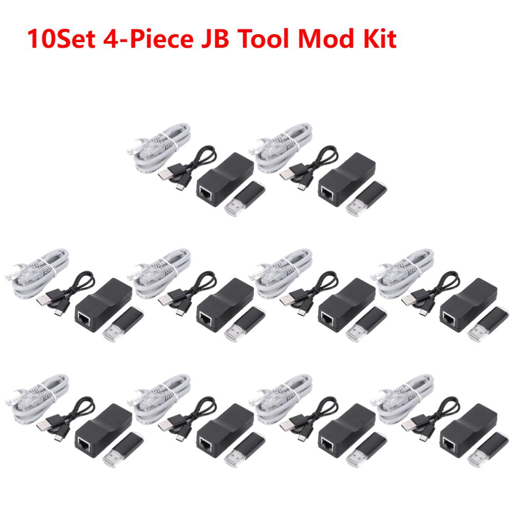 20/1Set One-Key JB Tool Mod Kit JB Adapters With USB Drive Ethernet Type-C Cable Gaming Accessories For PS4 FW 9.0 11.0 System