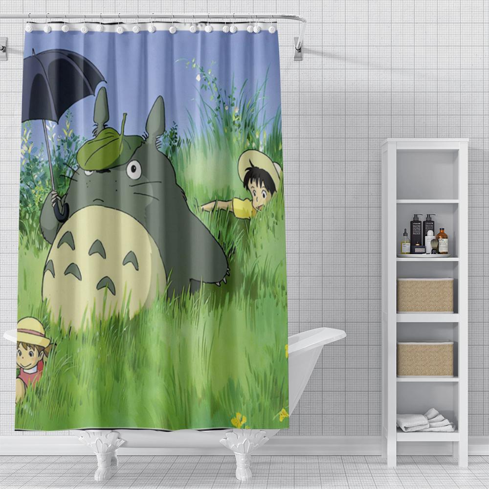 Home Duschvorhänge Für Badezimmer Landschaft Tiere Wasserdichter Stoff Badezimmervorhänge Moderner Duschvorhang 180X200 240X200