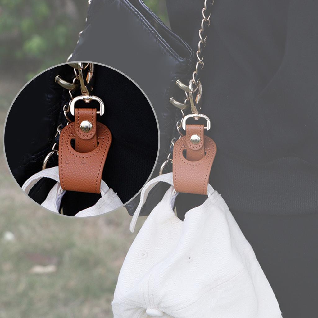 PU-Leder Hutclip für Tasche Reisehut-Halter Rucksack Gepäck Handtasche Reisehandtasche Hutclip Hut-Organizer Hut-Halter