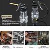 Grease Gun Oil Pump 250ml Plastic Transparent High Pressure Oiler Manual Oiling Gun Lubrication Oil Can Bottle with Rigid Spout