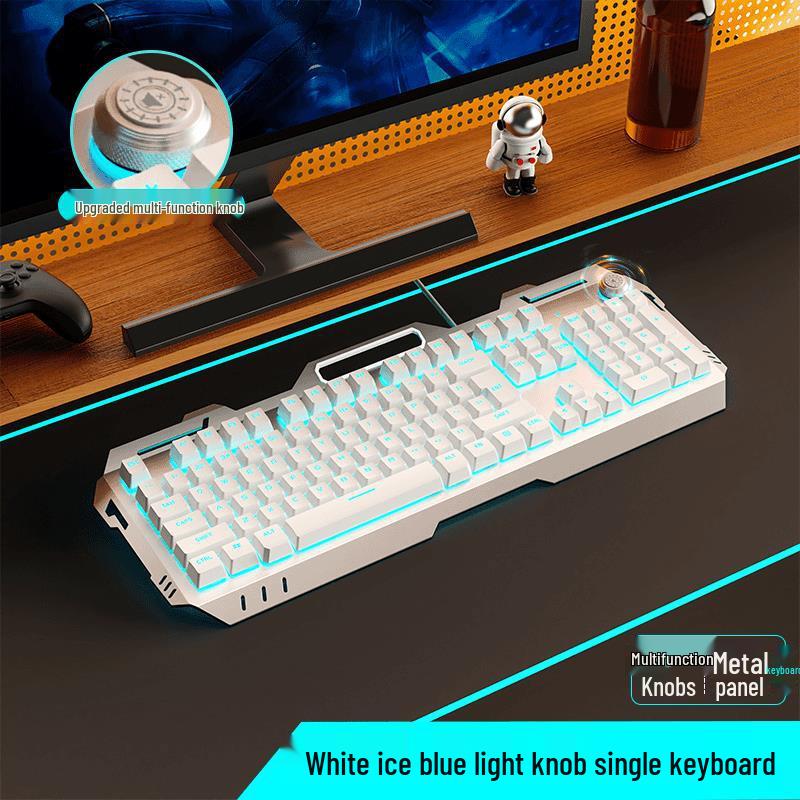 Mechanical Feel K2 Wired Keyboard and Mouse Set for Esports, Office, and Gaming.