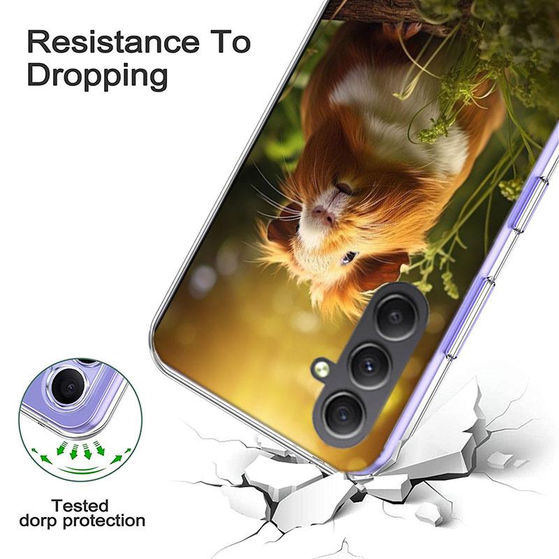 Hamster Portrait Phone Case for Samsung A17 A37 A57 A07 A16 A26 A36 A56 A06 A02S A12 A22 A32 A52S A04S A14 A24 A34 A54 A03 A13 A