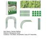 Gartennetz-Set für Hochbeete, Feinmaschige Gartengitterabdeckung für Reihen, Anzuchttunnel-Set mit Bögen, Clips, Insektenschutznetz