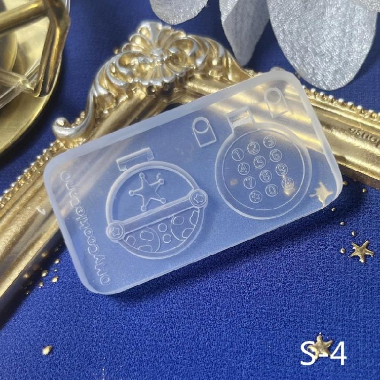 Resin Shaker Mold,Reusable Cute Silicone Quicksand Mould for DIY Crafts Making