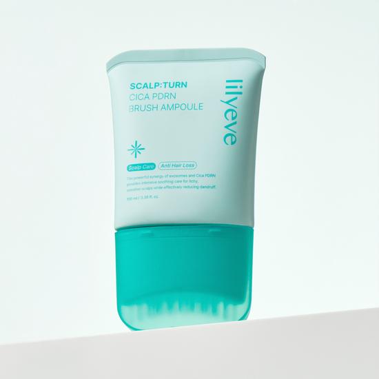 lilyeve Scalpturn Cica PDRN Brush Hair Loss Cooling Ampoule 100ml
