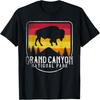 T-shirt retrò vintage effetto invecchiato Parco Nazionale del Grand Canyon