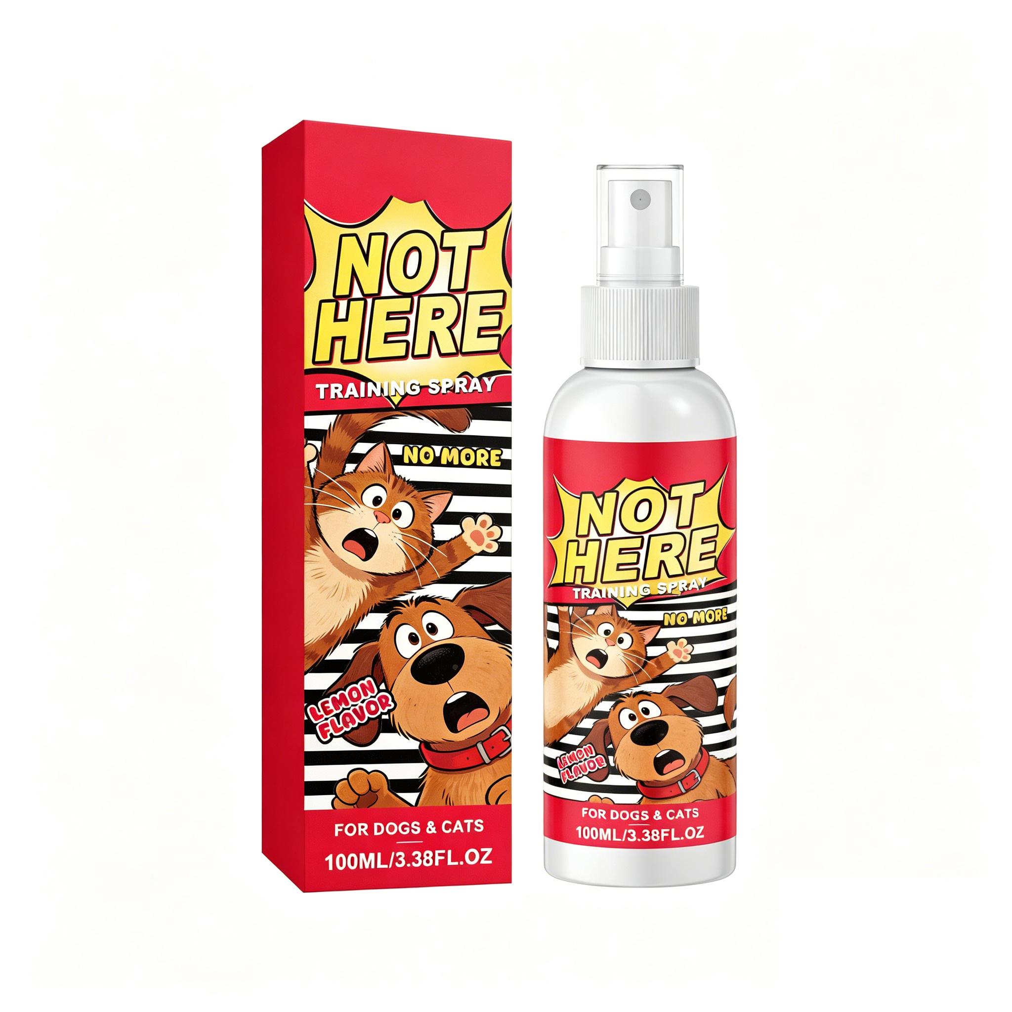 Pet Training Spray for Dogs and Cats 100ml No More Unwanted Behavior Spray Safe and Effective Indoor Outdoor Use