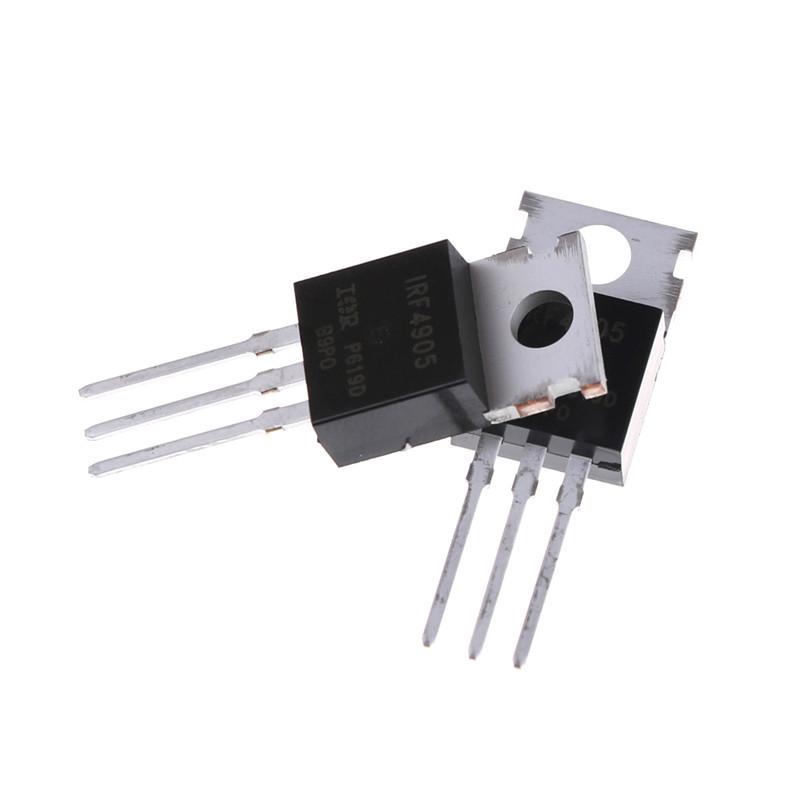 10шт Irf4905 Irf4905Pbf Power Mosfet 74A 55V P-Channel Ir To-22