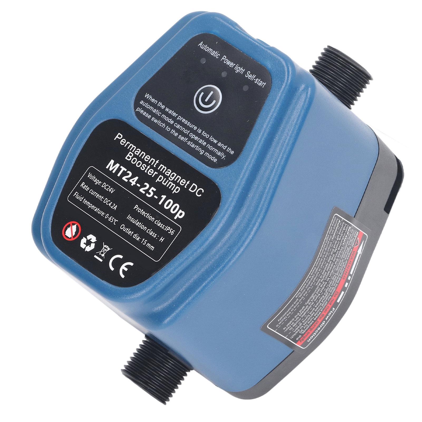 Pression d'eau Pompe 100W 24V 25L IP56 Détection Intelligente Automatique Douche Pompe