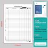 Custom A4 Invoice Registration, Financial & General Invoice Ledger