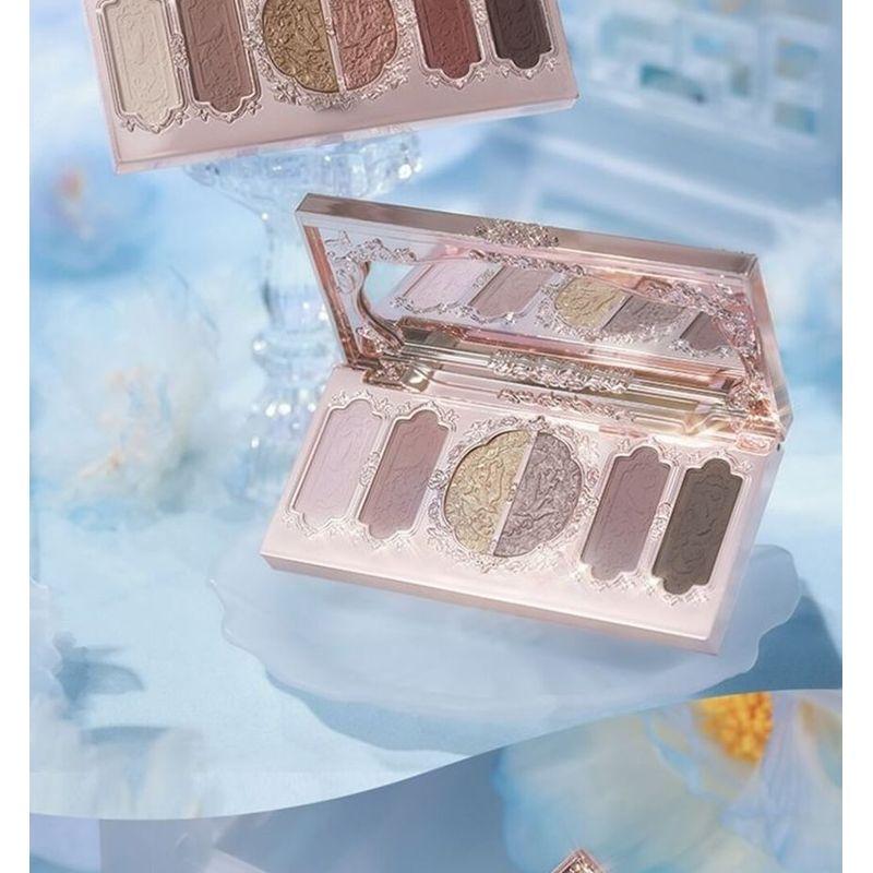 Flower Knows - Butterfly Cloud Collar Embossed Six-Color Makeup Palette - 02