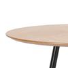Sottile ROUND TABLE 80cm natural/black loft