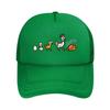 Unisexs Funny Chicken Life Cycle Print  with Rooster Hatcher Pointer  Mort Stages  Machine Washab  Mesh Baseball Cap