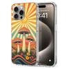 Boho Hippy Mushroom Sunrise Cases Phone Case For Iphone 17E 16E 17 Air 16 Pro Max 15 Pro 14 Plus 11 13 12 Mini Cover Cases Compa