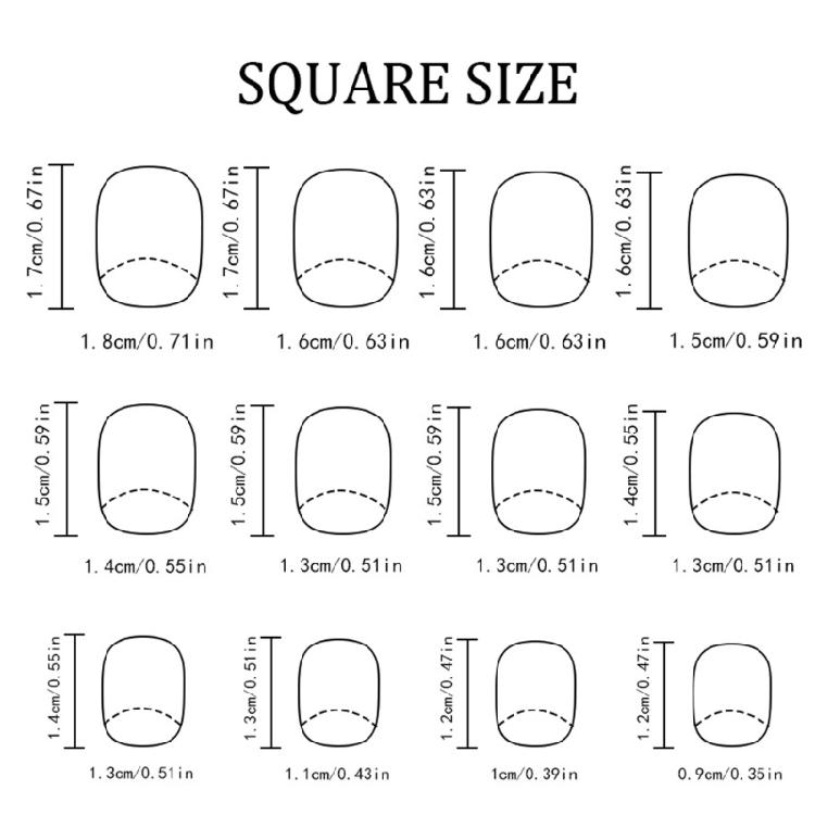 24pcs Glossy Red Glitters Press On Nail Short Square Styles Durability Fake Nail For Christmas And New Year Party