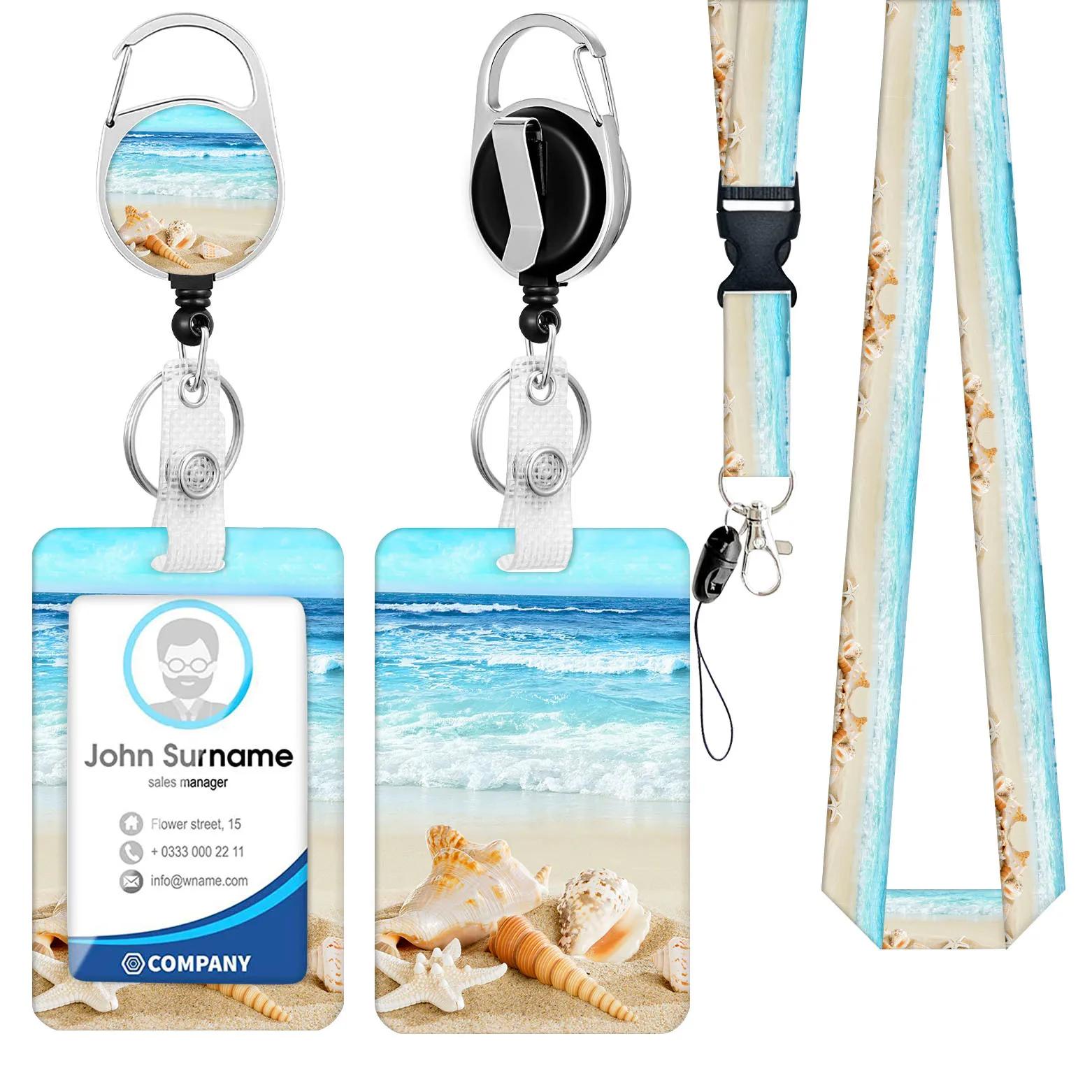 

Color Butterflies Lanyard For Keys Neck Strap Id Card Badge Holder Retractable Badge Reel Hang Rope Key Chain Key Holder Rings