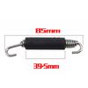 2pcs 85mm Stainless Steel Motorcycle Muffler Exhaust Spring Muffler Modified Exhaust Escape Link Pipe Silencer For Moto Scooter