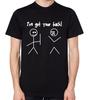 Ich stehe hinter dir T-Shirt Herren Damen Unisex Lustiges Oberteil