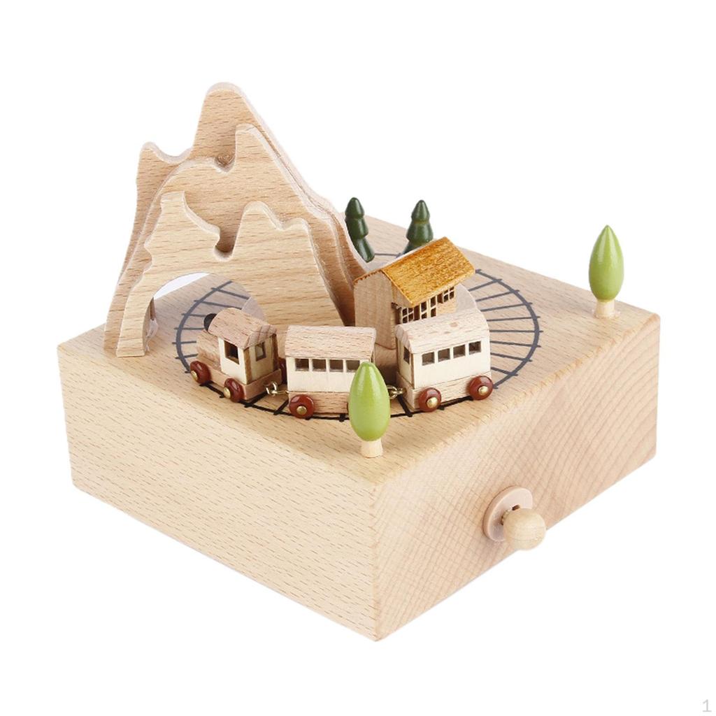 Musical Boxes Play Melody for Friend Desktop Ornament Valentine' Home Collectible