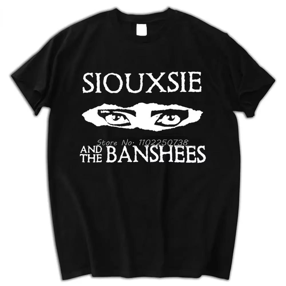 Women Men Tshirt Harajuku Siouxsie and The Banshees Men T Shirt Cool Goth Punk Eyes Graphic Tshirts T Ropa Hombre