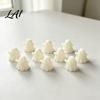 Compact Ghost Figures for Windowsills 10Pcs Mini Luminous Ornaments Halloween Party Decoration Cute Glowing PLA Shelves Desktop Figurines,