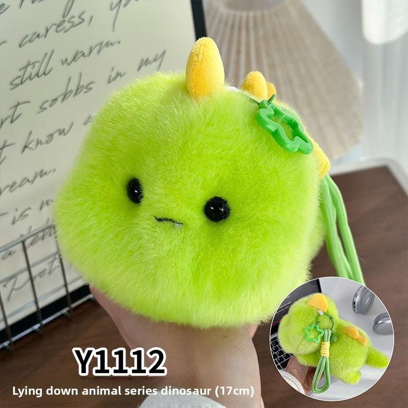 

Plush Bunny Handheld Toy With Bell For Kids And Collectors зелёный