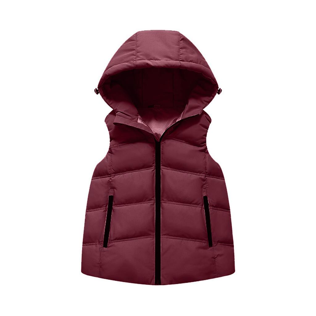 Children's Fashionable Casual Hooded Vest Jacket