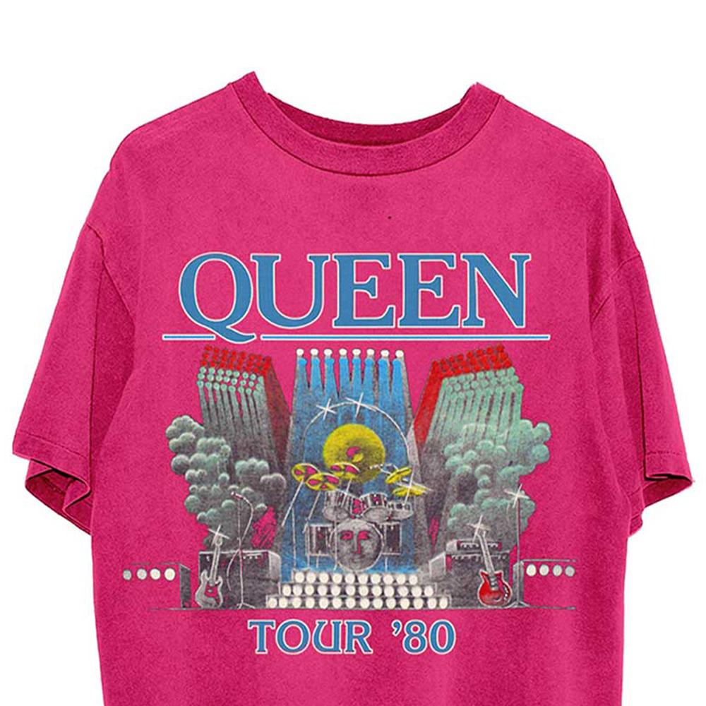 Queen Unisex tričko pro dospělé Tour ´80