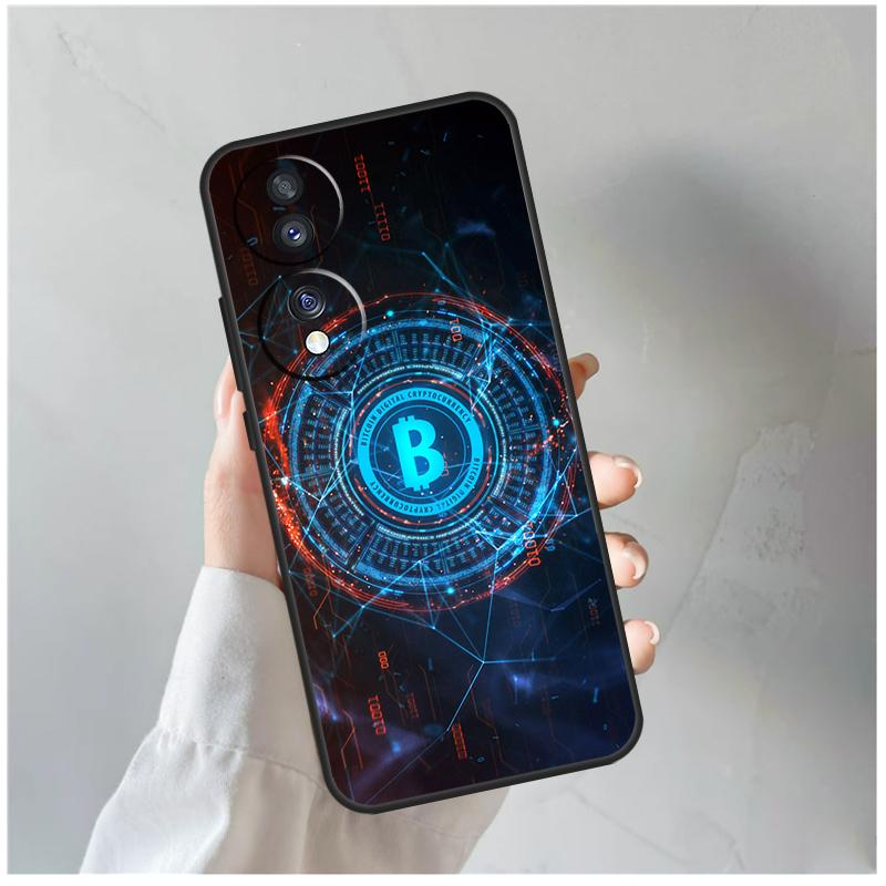 Bitcoin For Honor Magic 8 5 6 7 Pro Case For Honor 200 400 70 90 Lite X8c X8b X9a X9b X9c X9d Win RT