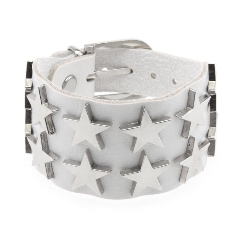 Creative Personality Punk Double Row Pentagram Bracelet Bracelet Simple Popular Versatile Couple Hand Ornament Chain