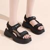 Open-toed Sandals 2025 Summer New Thick-soled Wear-resistant Casual Shoes Light and Non-slip Women's Breathable Hollow Shoes Children