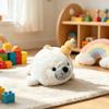 Small Plushie Dolphin Plush Keychain Soft Fluffy Seal Stuffed Doll Seal Plush Pendant  Kids