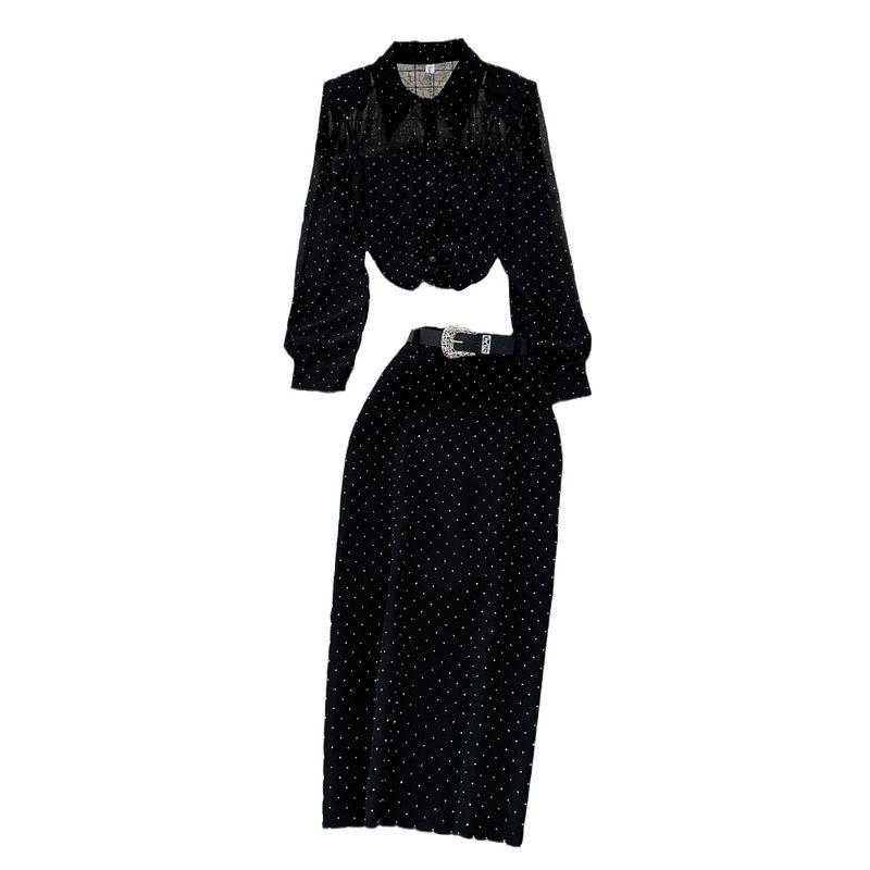Socialite Elegant Bubble Single-Breasted Diamond Fashion Suit