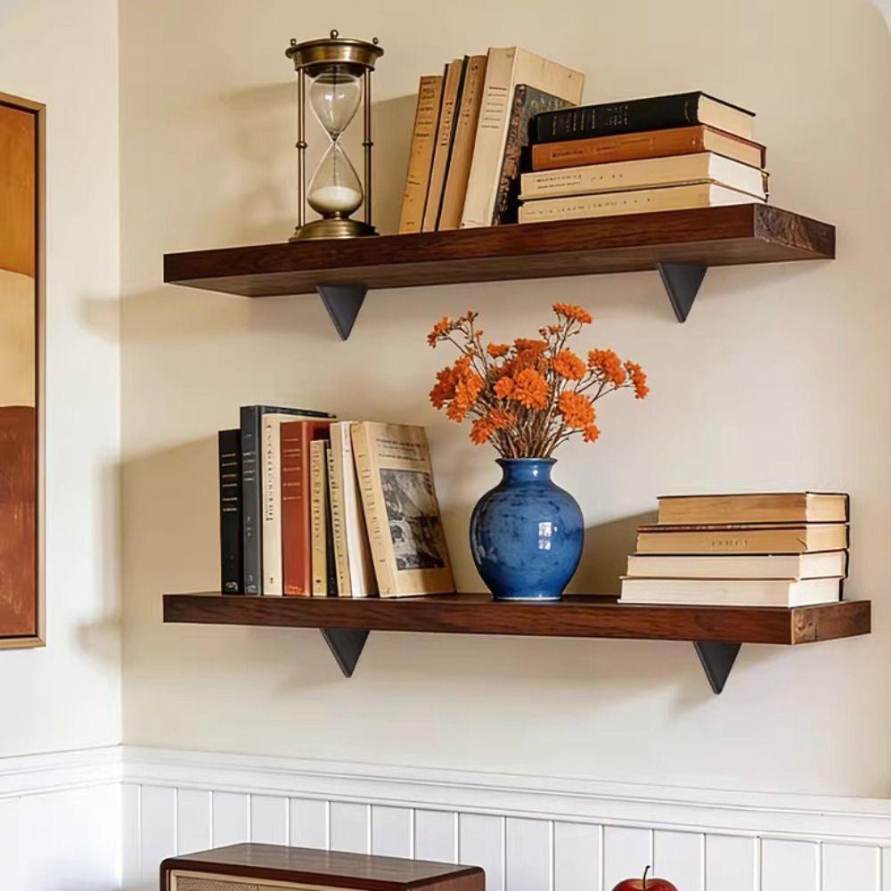 Aluminum Alloy Triangular Bracket Invisible Fasteners Load-Bearing Support Wall Mounted Shelf Floating Shelves Right Angle Fixed