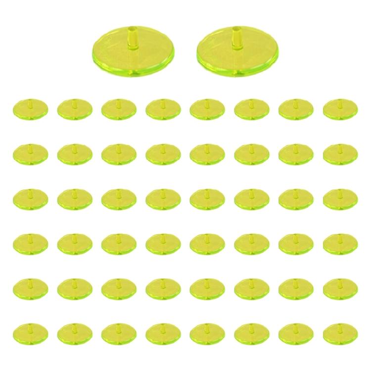 50pcs Plastic Golf Position Markers Colorful Transparents Light weight Multicolor Option Easyly Green Spotting