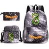 Dragon Ball Super Z Printed Backpack 3-Piece Set Casual Outdoor School Bag 3-Piece Set