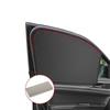 Magnetic Black Vinyl Car Sunshade Mesh - Heat Insulation & UV Protection for Car Windows