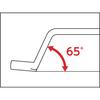 TOP (TOP) Open-End Wrench for Shear Bolts, 36mm Diameter, 65° Offset, Lightweight, with Chisel, SM-36SB, Made in Tsubame-Sanjo, Japan