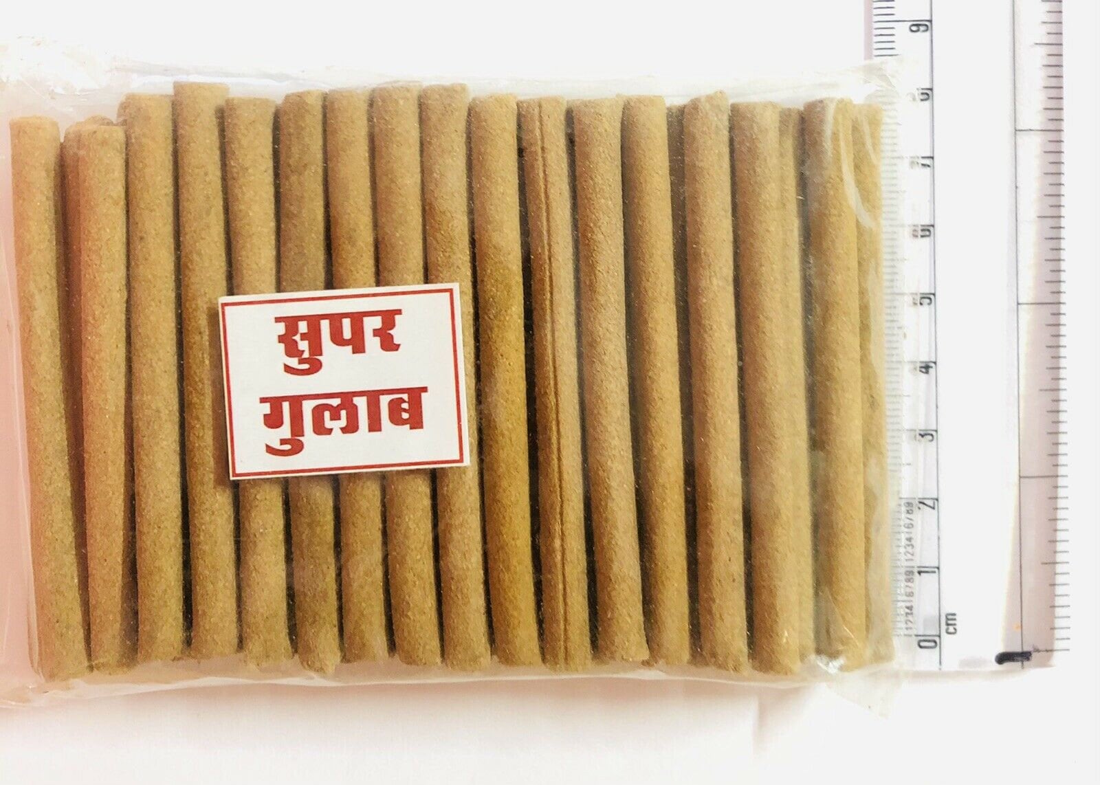 Rose Incense Sticks - Hand Rolled Dhoop, Meditation, Yoga (45-50 pc) Pack of 1