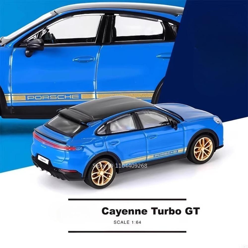 1:64 Series Cayenne Turbo GT SUV Model Toy Car Alloy Body Strong Durable Doors Opened Off-road Vehicle Models Collection Gifts