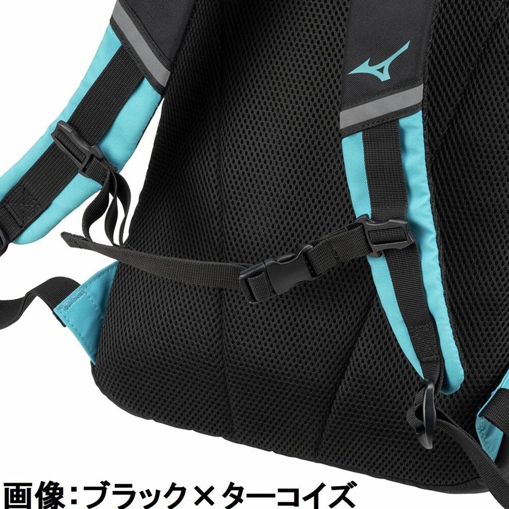 Mizuno Tennis Racket Sports Backpack 63JDB009 Navy x Lime Tennis/Soft (1 racket)