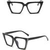 Cat Eye Glasses Stylish Luxury Optical Eyewear Blue Light Blocking Glasses Trendy Designer Square Glasses For Travel Stage