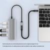 USB 3.1 Type-C Male to Female Extension Cable for 4K Screen Casting and Hard Drive Connection.