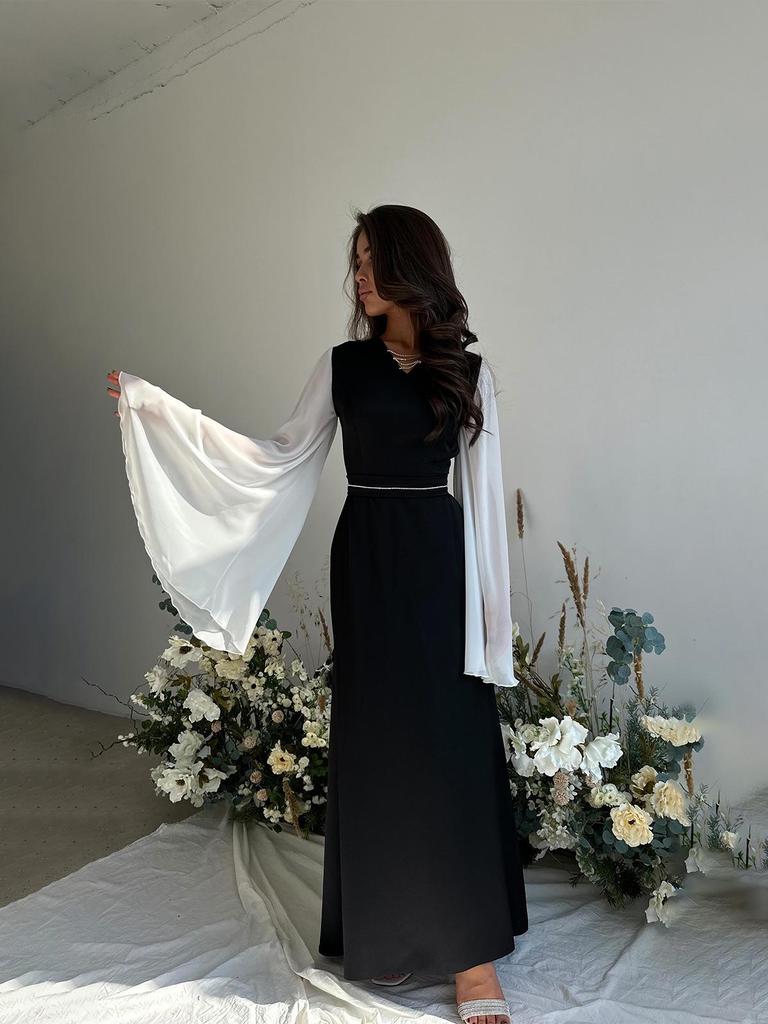 Rochie Bodycon Creion cu Mânecă Lungă și Decolteu în V, Mărimi Mari - Colecția Toamnă 2025