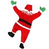S/L Hanging Santa Claus Decoration Climbing Window Balcony Roof Chimney Climbing Santa Claus Christmas Party Outdoor Ornament