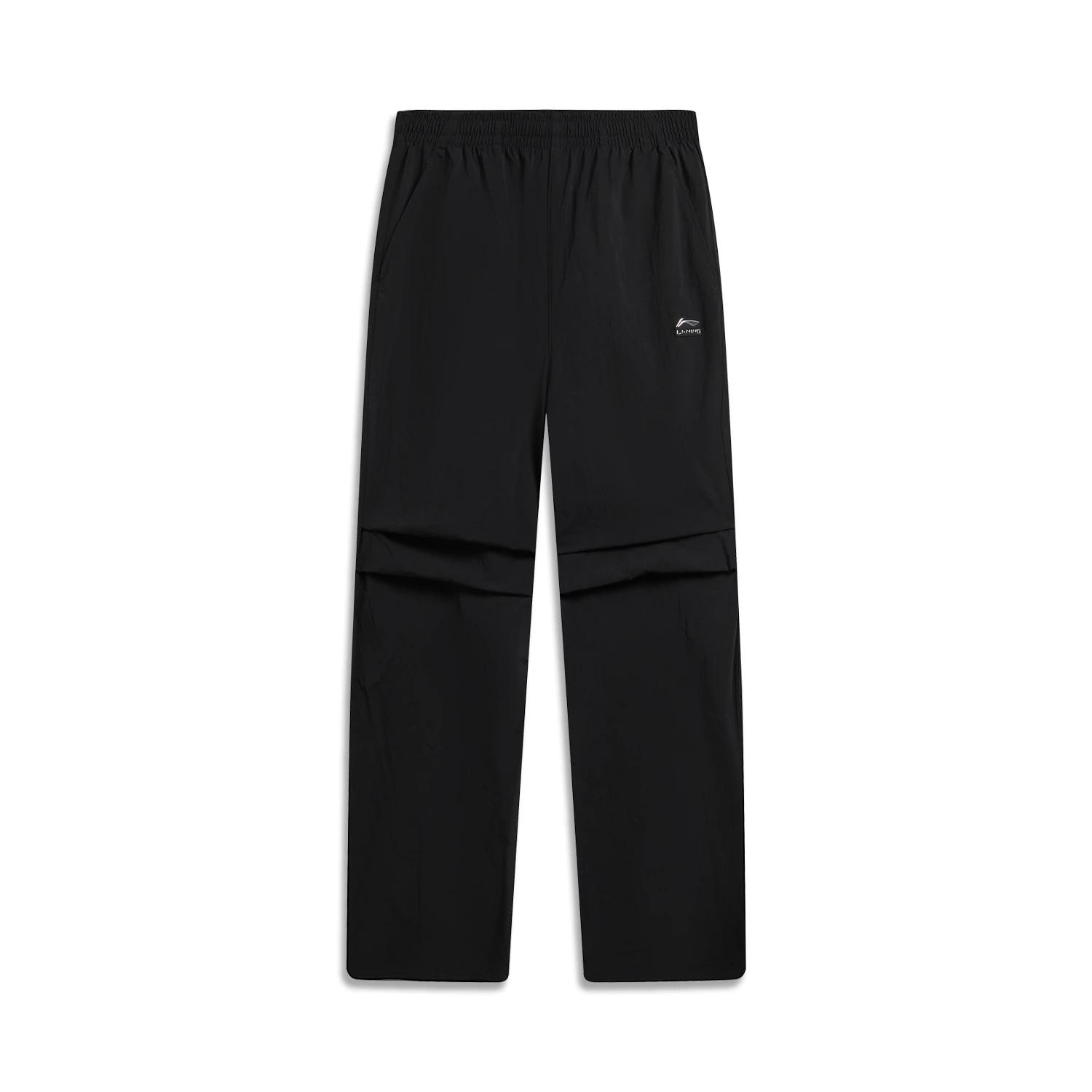 Li-Ning Comfortable Solid Color Loose Casual Pants Women bottoms AKXW100-2 L