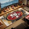 San Francisco 49ers2 Print  Cushion Non-slip Laptop Tablet Big Mousepad XXL Mat Mini PC Playmat With Lock edge