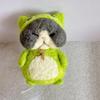 [USED] Morecats Artist Wool Felted Plush Toy Teddy Bear Handmade Cat
