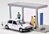 Tomytec GeoColle 64 Snap 04a Taxi Stand Toyota Crown Comfort Specification ABS Accessories Completed Mini Car Set 312345 1/64 #Car (TLV-NEO Special